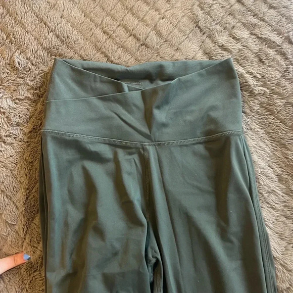 Green Nike Yoga Leggings - Picture 2 of 5